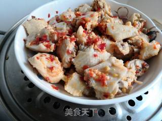 Steamed Chicken Wings with Chopped Pepper recipe