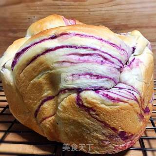 #aca烤明星大赛#purple Potato Toast recipe