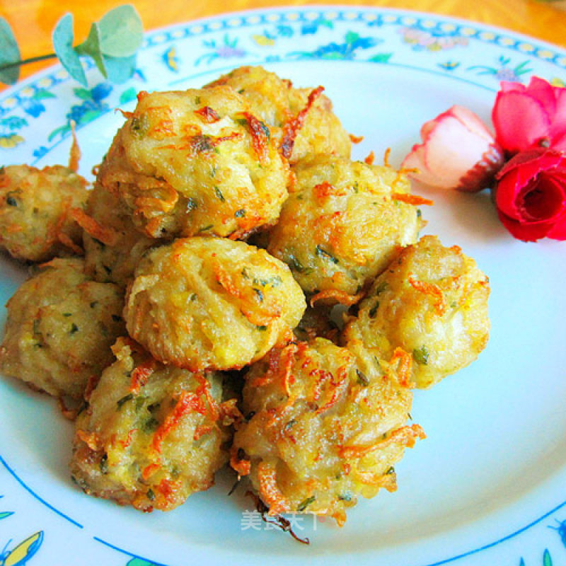 Fried Carrot Balls recipe