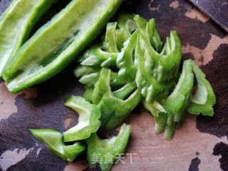 Char Siew and Stir-fried Bitter Gourd recipe