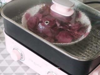 Popped Purple Potato Cake recipe