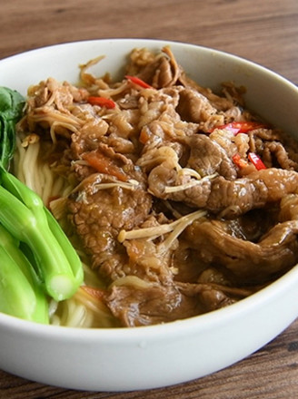 Pickled Pepper Beef Noodle Soup recipe