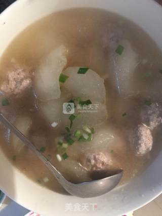Winter Melon Meatball Soup recipe