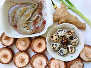 Stuffed Quail Eggs with Mushrooms and Shrimps recipe