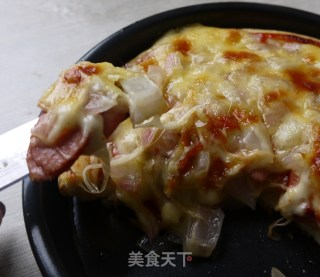 Onion Ham Pizza recipe