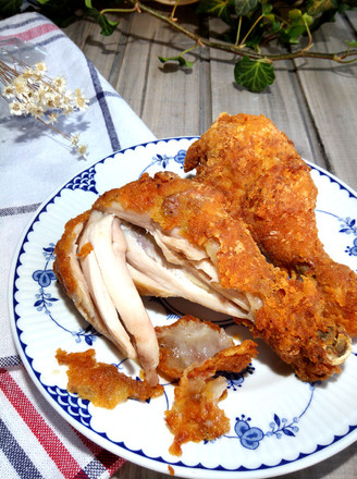 Crispy Fried Chicken Drumsticks with Black Pepper recipe