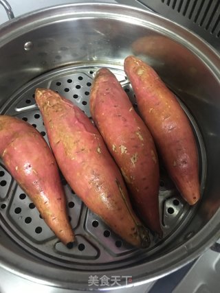 Steamed Sweet Potatoes recipe