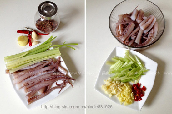 Spicy Squid Whisk recipe