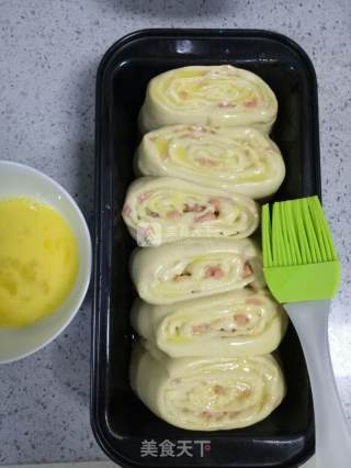 #aca烤明星大赛# Scallion Ham Cheese Meal Pack recipe