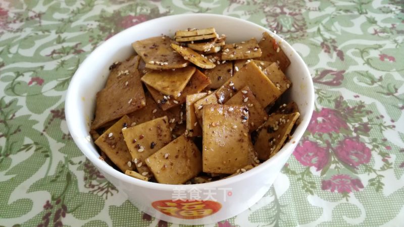 Spicy Dried Tofu-an Unstoppable Snack recipe