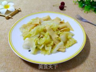 Stir-fried Dried Tofu with Cabbage recipe