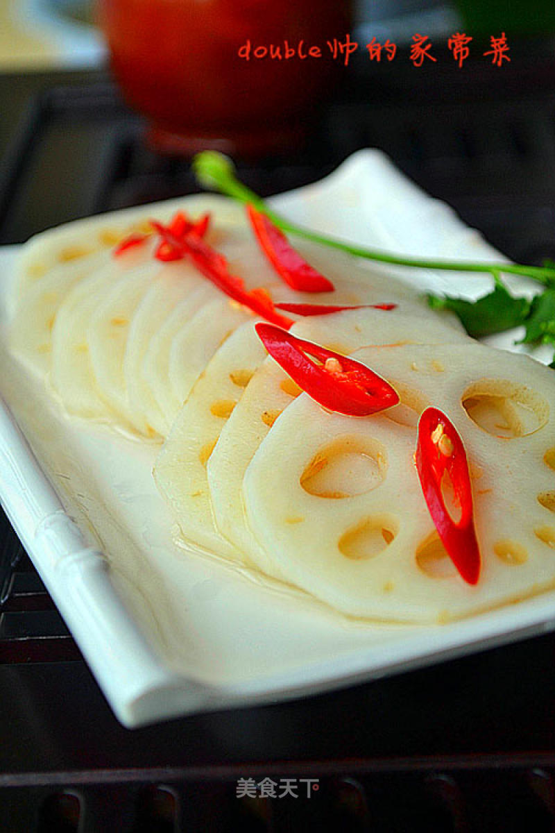 The Price of Oil Has Risen, So There is No Need for Oil [sweet and Sour Lotus Root Slices] recipe