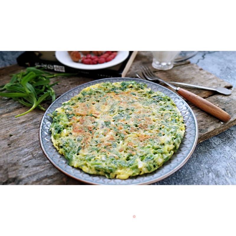 Noodle Dish Omelet recipe