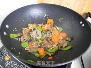 Mixed Vegetables and Sheep Heart Slices recipe