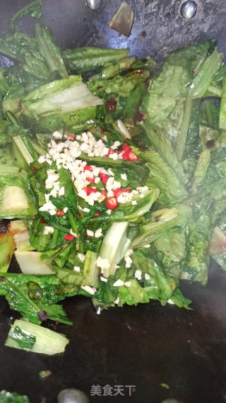 Sichuan-flavored Lettuce recipe
