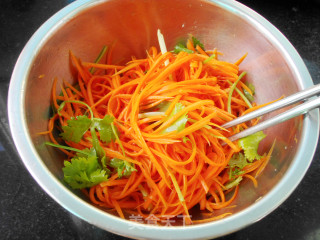 Sweet and Sour Carrot Shreds recipe