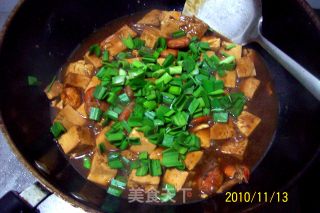 【little Fisherman's Private Kitchen】--- "shrimp and Garlic Braised Tofu" recipe