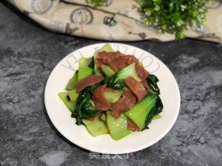 Stir-fried Cabbage Heart with Bacon recipe