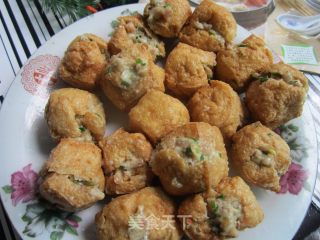 Home Cooking-stuffed Pork with Tofu in Oil recipe