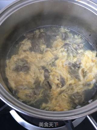 "runzao Soup" Oyster Meat and Egg Drop Soup recipe