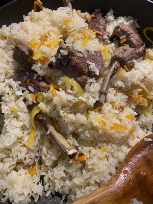 Xinjiang Lamb Chop Pilaf (the Secret of Distinct Rice Grains After Being Cooked) recipe