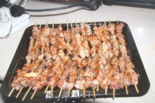 Lamb Skewers with Chili and Cumin recipe