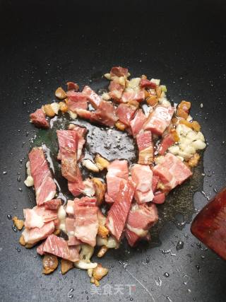 Stir-fried Kale with Ham recipe