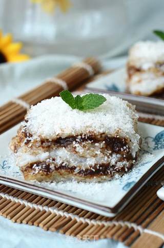 Coconut Bean Paste Cold Cake recipe