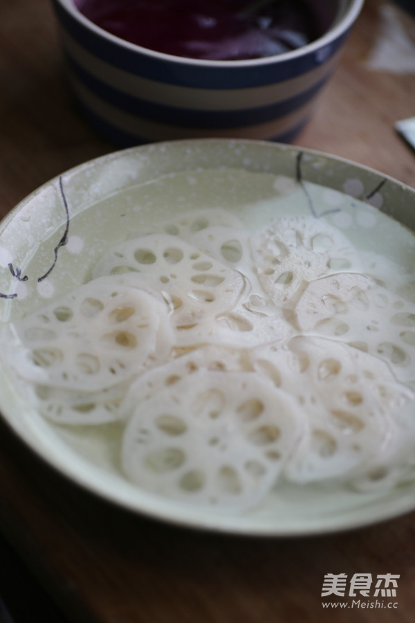 Appetizer Rouge Lotus Root recipe