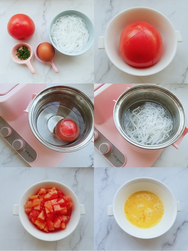 Delicious and Smooth Tomato and Egg Konjac Noodles, I Still Want to Eat It recipe