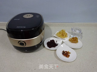 Peach Gum White Fungus Soup——#铁锅烧饭就是香# recipe