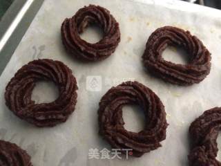#aca Baking明星大赛#chocolate Ring recipe