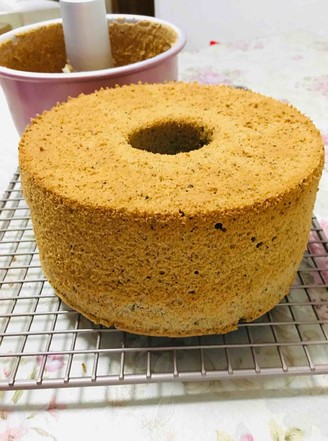 Black Sesame Hollow Chiffon Cake recipe