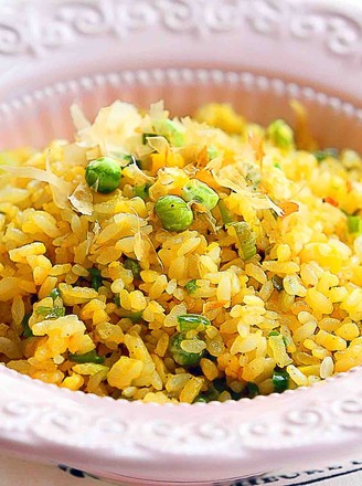 Muyu Flower Golden Fried Rice recipe