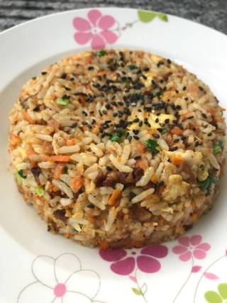 Braised Pork and Egg Fried Rice recipe