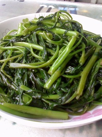 Stir-fried Water Spinach recipe