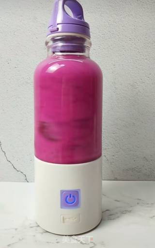 Dragon Fruit Yakult Iced Drink recipe