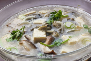 Oyster Tofu Soup recipe