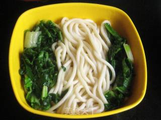 Green Vegetables and Shrimp Noodle Soup recipe