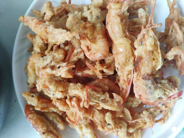 Fried River Prawns recipe