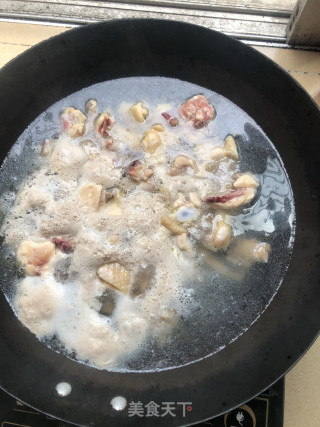 Stir-fried Chicken Nuggets with Scallions recipe
