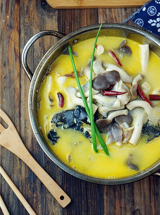Mushroom Fish Head Soup recipe