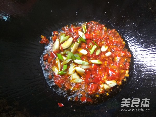 Stir-fried Mung Bean Sprouts with Chopped Pepper recipe