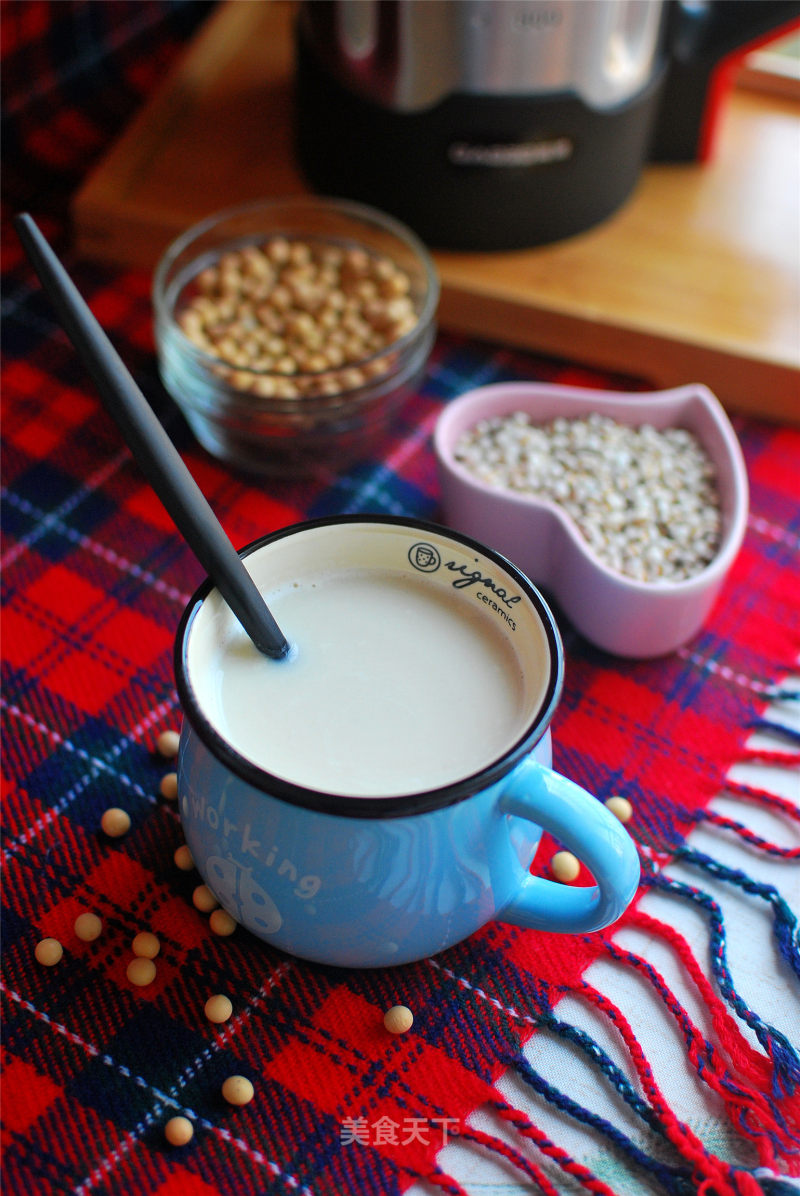 #trust of Beauty# Soy Milk with Dampness and Barley recipe