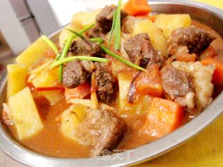 Braised Beef Brisket with Potatoes and Tomatoes recipe