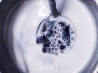 Purple Sweet Potato Milk Sago recipe
