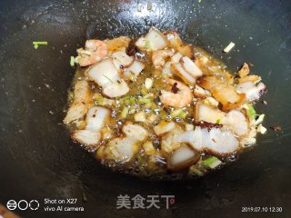 Stir-fried Cauliflower with Pork Belly recipe