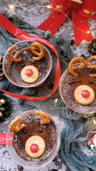 Christmas Reindeer Coffee Mousse