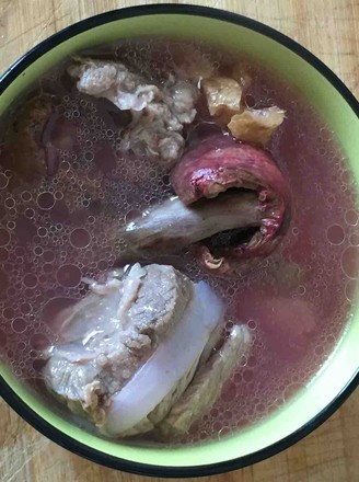 Red Mushroom Ribs Soup recipe