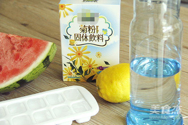 Detox Watermelon Lemon Ice Juice recipe